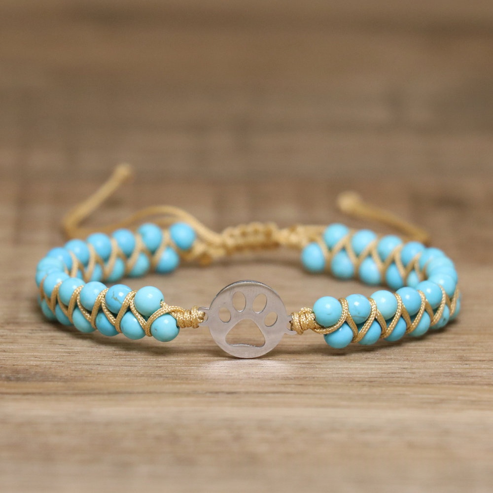 Wander Paw Bracelet — Turquoise
