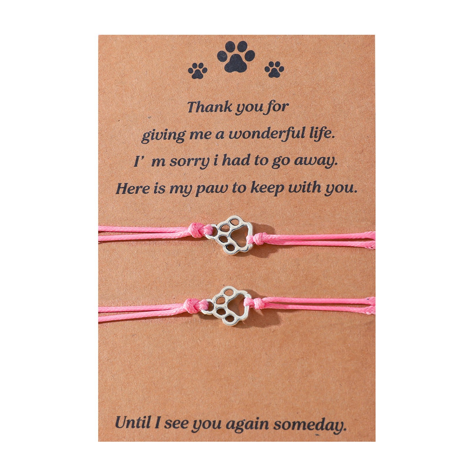 In Their Honor - Paw Bracelet — Rose